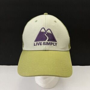 Patagonia Live Simply Winding Lopro Trucker Cap Desert Sage Green Purple Hat